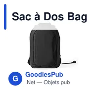 Sac à Dos Baggel personnalisable avec logo pour entreprises - Miniature 2