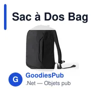 Sac à Dos Baggel personnalisable avec logo pour entreprises - Miniature 3