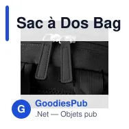 Sac à Dos Baggel personnalisable avec logo pour entreprises - Miniature 6