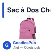 Sac à dos personnalisable Chens avec logo pour entreprises - Miniature 2