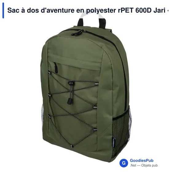 Sac à dos d'aventure en polyester rPET 600D Jari - Image 14