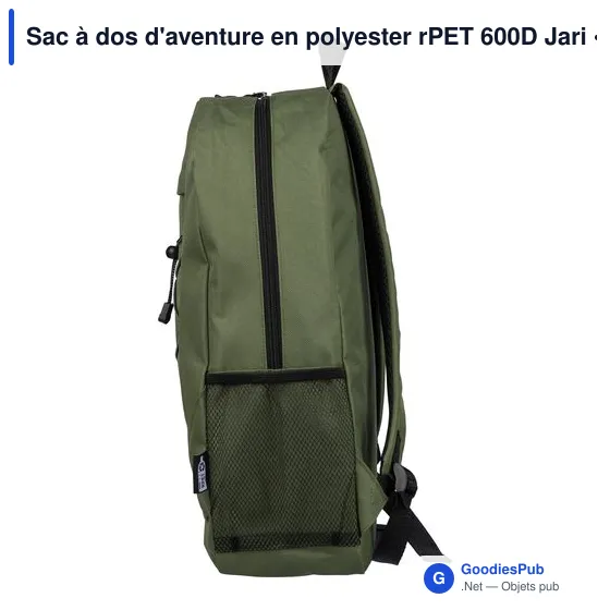 Sac à dos d'aventure en polyester rPET 600D Jari - Image 28