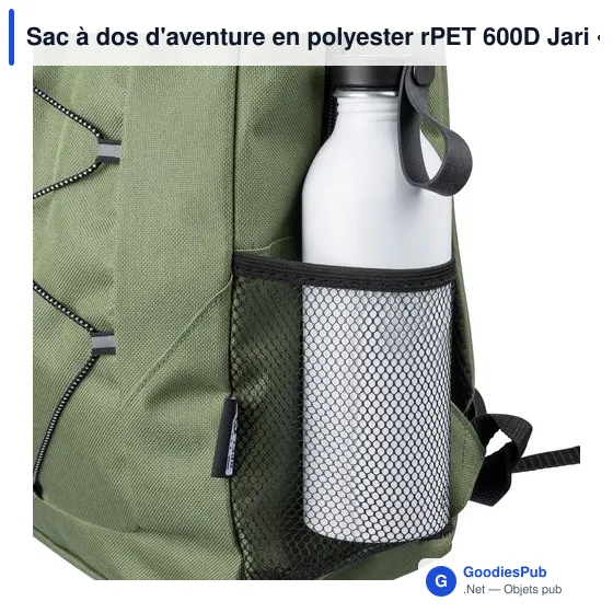 Sac à dos d'aventure en polyester rPET 600D Jari - Image 33