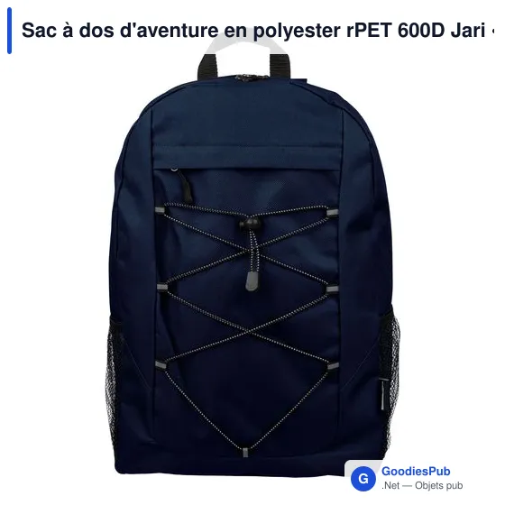 Sac à dos d'aventure en polyester rPET 600D Jari - Image 37