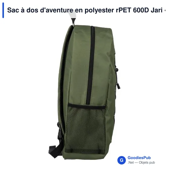 Sac à dos d'aventure en polyester rPET 600D Jari - Image 42