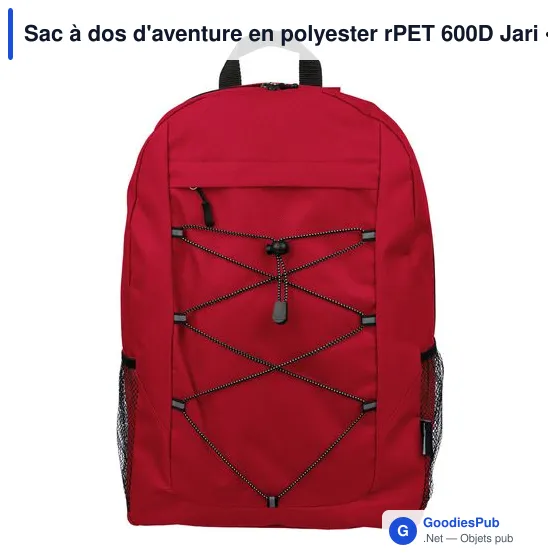 Sac à dos d'aventure en polyester rPET 600D Jari - Image 49