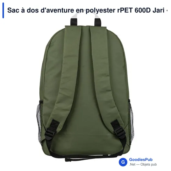 Sac à dos d'aventure en polyester rPET 600D Jari - Image 53