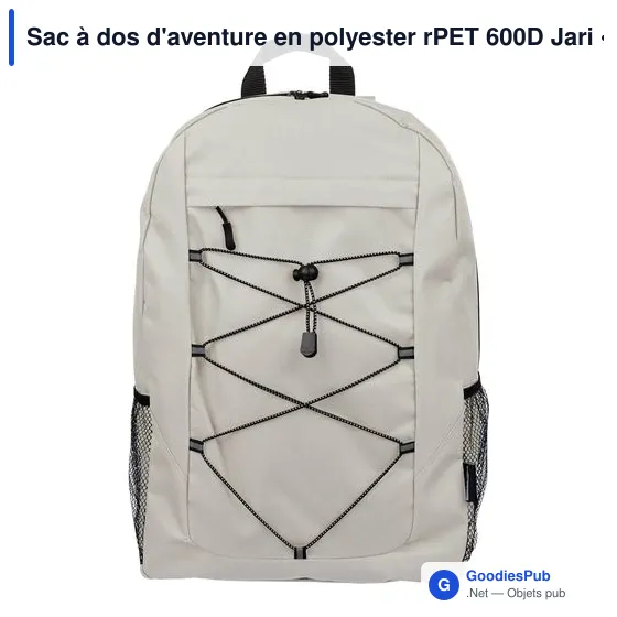 Sac à dos d'aventure en polyester rPET 600D Jari - Image 61