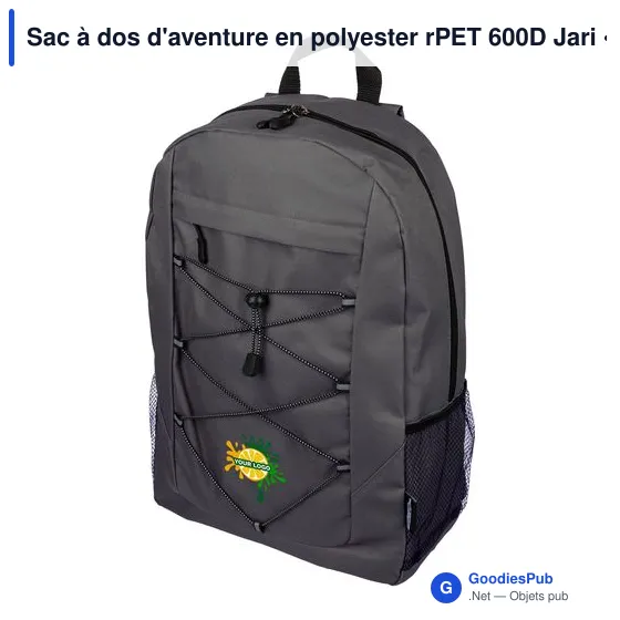 Sac à dos d'aventure en polyester rPET 600D Jari - Image 63