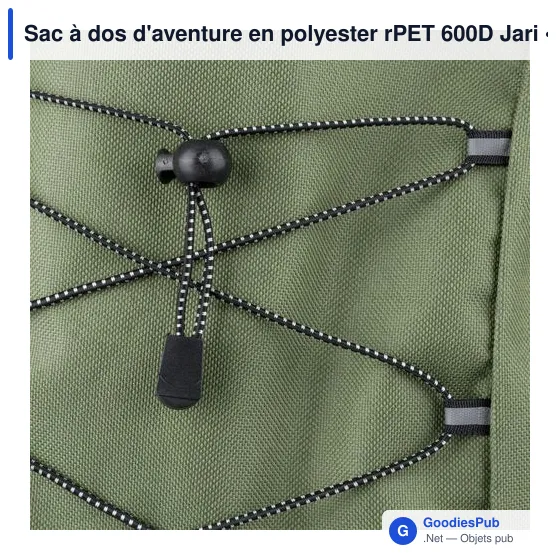 Sac à dos d'aventure en polyester rPET 600D Jari - Image 67