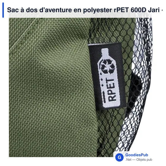 Sac à dos d'aventure en polyester rPET 600D Jari - Image 8