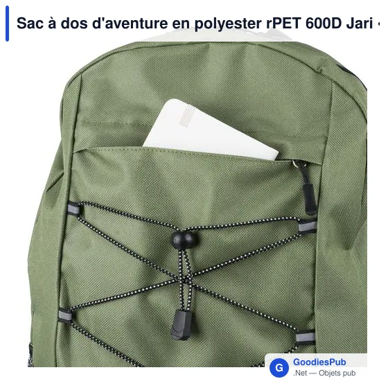 Sac à dos d'aventure en polyester rPET 600D Jari - Image 10