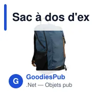Sac à dos d'extérieur personnalisable en R-PET avec logo - Outdoor R-PET - Miniature 2