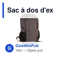 Sac à dos d'extérieur personnalisable en R-PET avec logo - Outdoor R-PET - Miniature 3