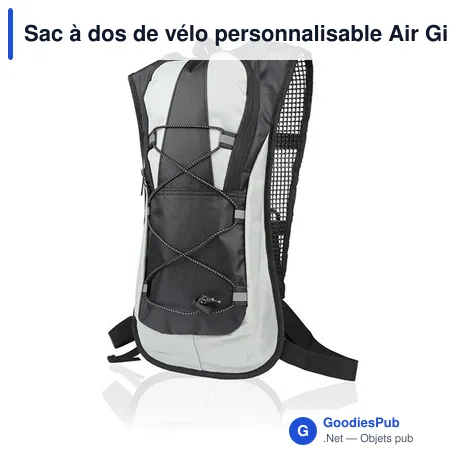 Sac à dos de vélo personnalisable Air Gifts avec logo - Kira