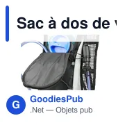 Sac à dos de vélo personnalisable Air Gifts avec logo - Kira - Miniature 5