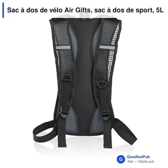 Sac à dos de vélo personnalisable Air Gifts avec logo - Kira - Image 7