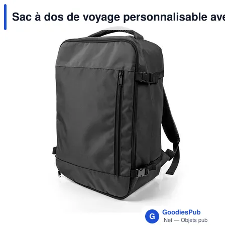 Sac à dos de voyage personnalisable avec logo | Yloris