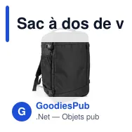 Sac à dos de voyage personnalisable avec logo | Yloris - Miniature 2