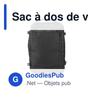 Sac à dos de voyage personnalisable avec logo | Yloris - Miniature 3