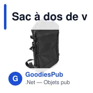 Sac à dos de voyage personnalisable avec logo | Yloris - Miniature 4