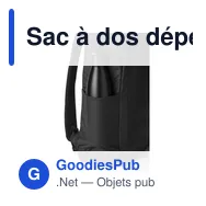 Sac à dos déperlant personnalisable pour ordinateur avec logo - Brecken - Miniature 12