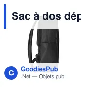 Sac à dos déperlant personnalisable pour ordinateur avec logo - Brecken - Miniature 5