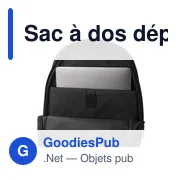 Sac à dos déperlant personnalisable pour ordinateur avec logo - Brecken - Miniature 7
