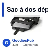 Sac à dos déperlant personnalisable pour ordinateur avec logo - Brecken - Miniature 8