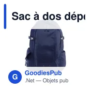 Sac à dos déperlant personnalisable Victor avec logo - Miniature 11