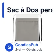Sac à Dos personnalisable Digun avec logo pour vos événements - Miniature 10
