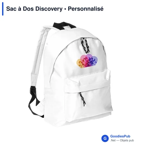 Sac à dos personnalisable Discovery avec logo - idéal pour vos événements - Image 12