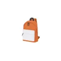 Variante orange - Sac à dos personnalisable Discovery avec logo - idéal pour vos événements