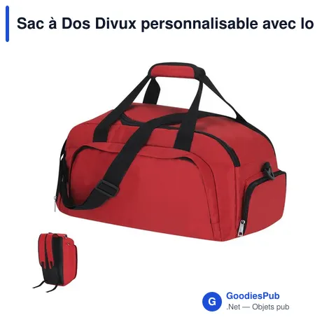 Sac à Dos Divux personnalisable avec logo pour entreprises