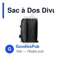Sac à Dos Divux personnalisable avec logo pour entreprises - Miniature 3