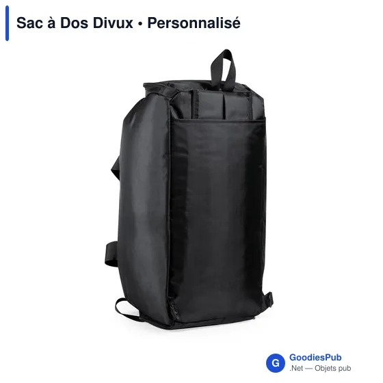 Sac à Dos Divux personnalisable avec logo pour entreprises - Image 3