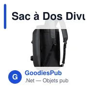 Sac à Dos Divux personnalisable avec logo pour entreprises - Miniature 4