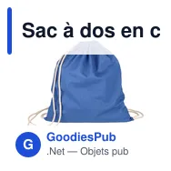 Sac à dos en coton personnalisable avec logo - Bridget - Miniature 12