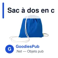 Sac à dos en coton recyclé 120g/m² Joy - Miniature 9