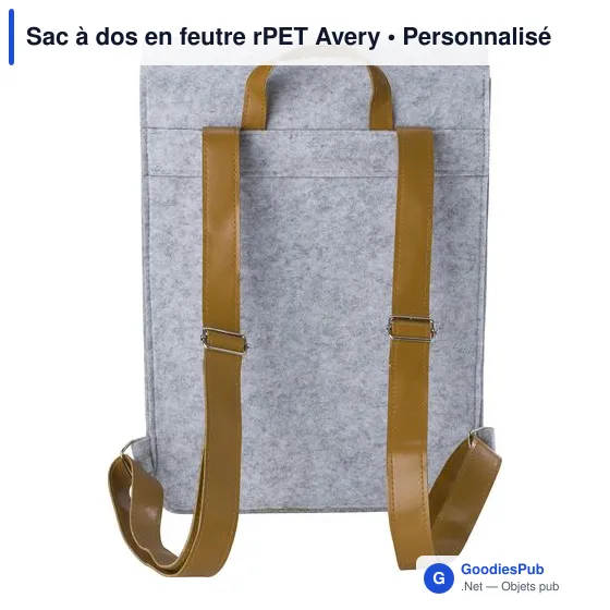 Sac à dos en feutre rPET Avery - Image 3
