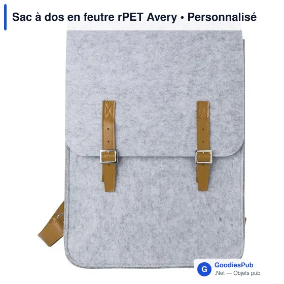 Sac à dos en feutre rPET Avery - Image 5