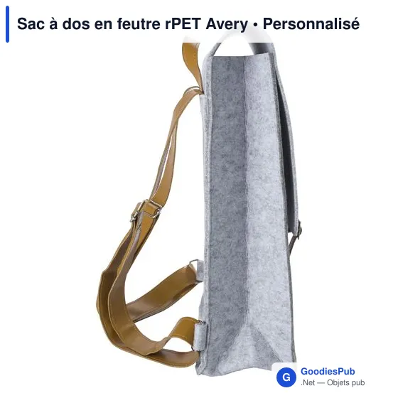 Sac à dos en feutre rPET Avery - Image 8