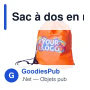 Sac à dos personnalisable en non-tissé avec logo - Nathalie - Miniature 3