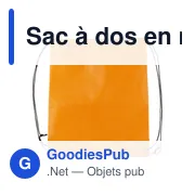 Sac à dos personnalisable en non-tissé avec logo - Nathalie - Miniature 7