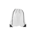 Variante blanc - Sac à dos personnalisable en non-tissé avec logo - Nathalie