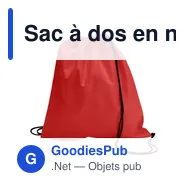 Sac à dos en non-tissé Nico - Miniature 11