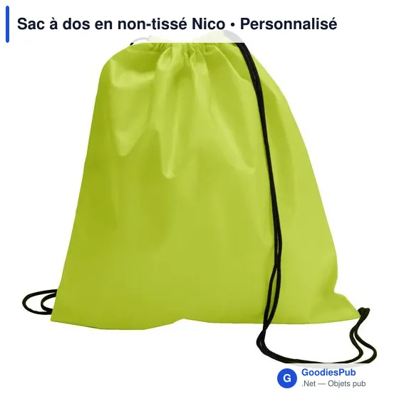 Sac à dos en non-tissé Nico - Image 12