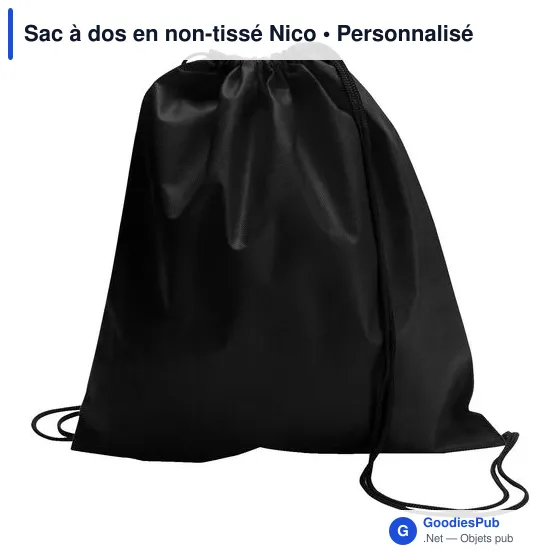 Sac à dos en non-tissé Nico - Image 3