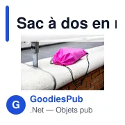 Sac à dos en non-tissé Nico - Miniature 5