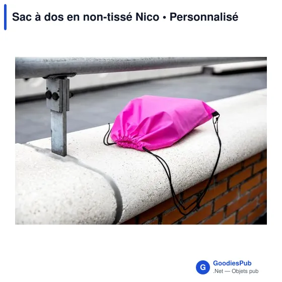 Sac à dos en non-tissé Nico - Image 5
